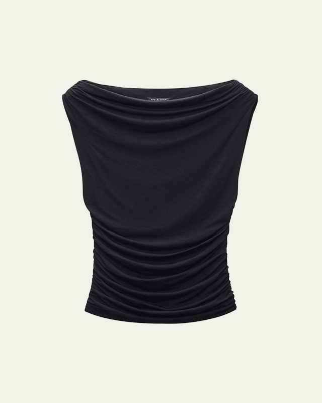 Luca Shirred Top